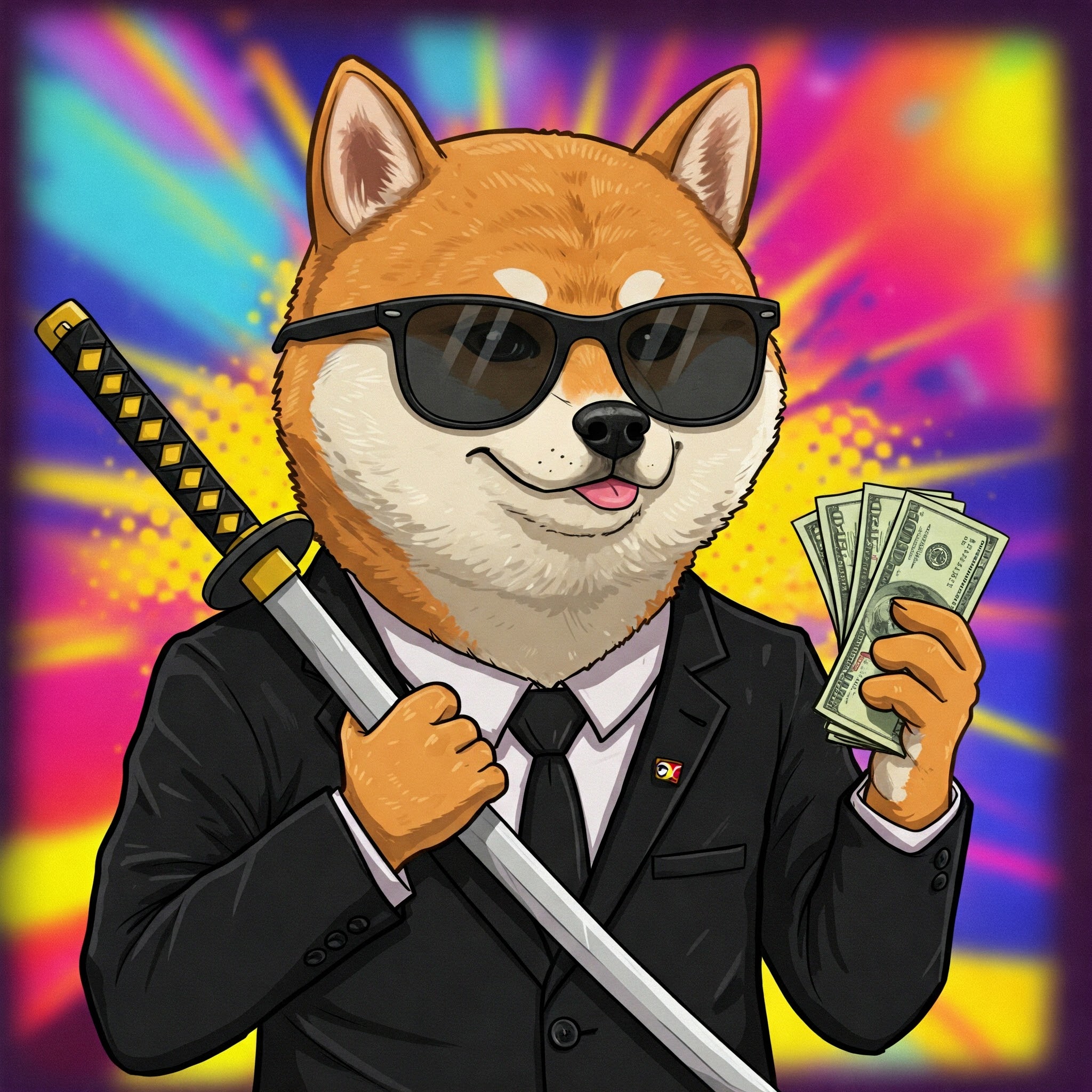 Katana Cash Mascot